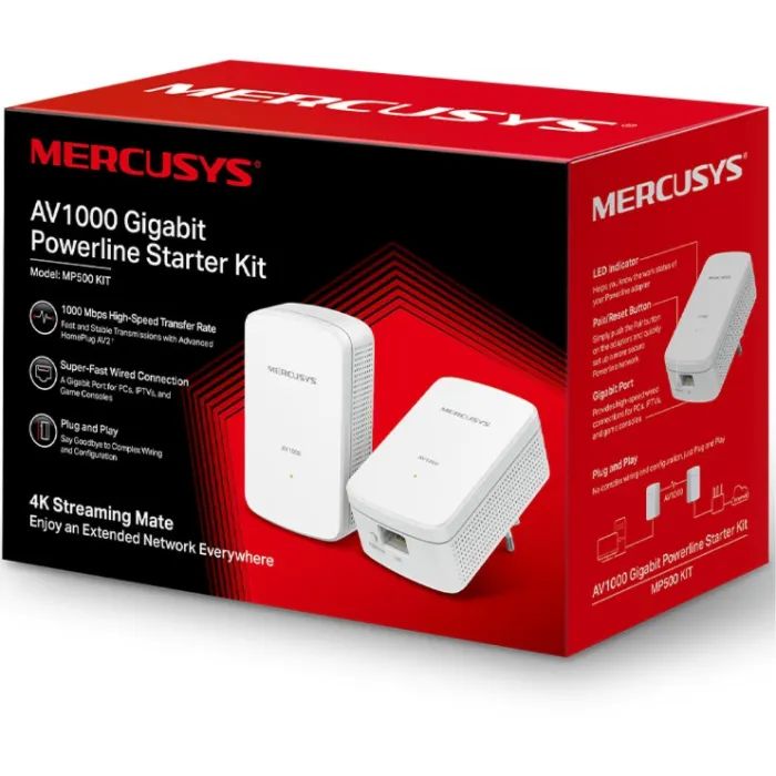 Адаптер Powerline Mercusys MP500KIT изображение 3
