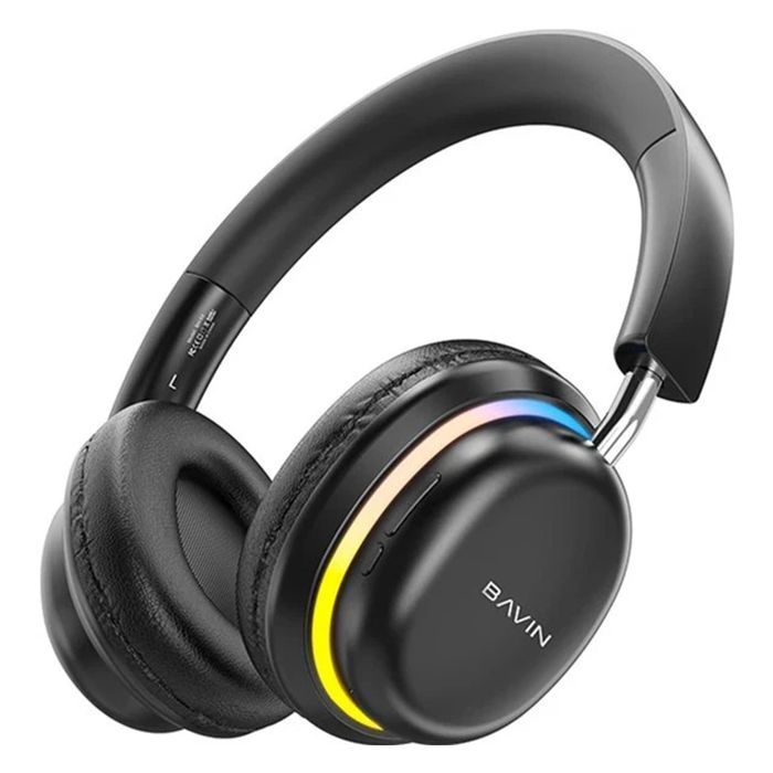Наушники BAVIN BH-53 Hi-Res RGB LIGHT Black (HB-BH-53 BK)