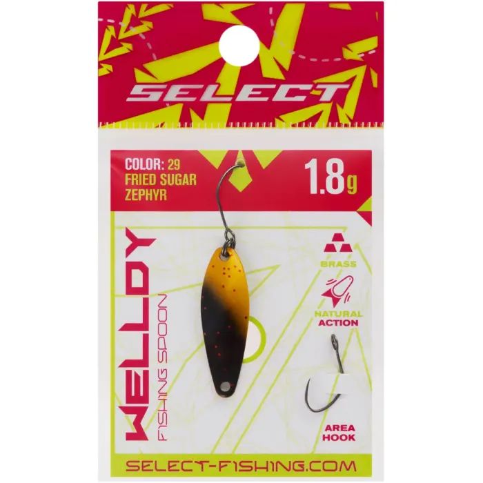 Блешня Select Welldy 1.8g 31mm 17 DarkSpace Chartreuse (1870.80.94) зображення 2