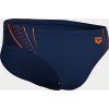 Плавки Arena Double Graphic Swim Briefs 010951-705 темно-синій, помаранчевий 90 (3468337766322) зображення 8
