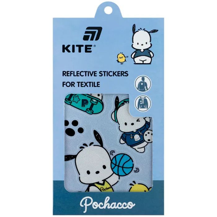 Стикер-наклейка Kite набор светоотражающих стикеров для текстиля Pochacco (PC25-114)