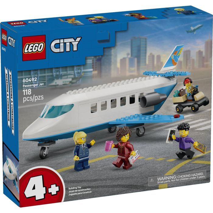 Конструктор LEGO City Пассажирский самолет (60492)