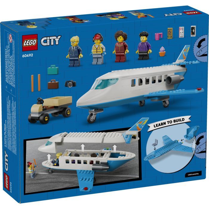 Конструктор LEGO City Пассажирский самолет (60492) изображение 8