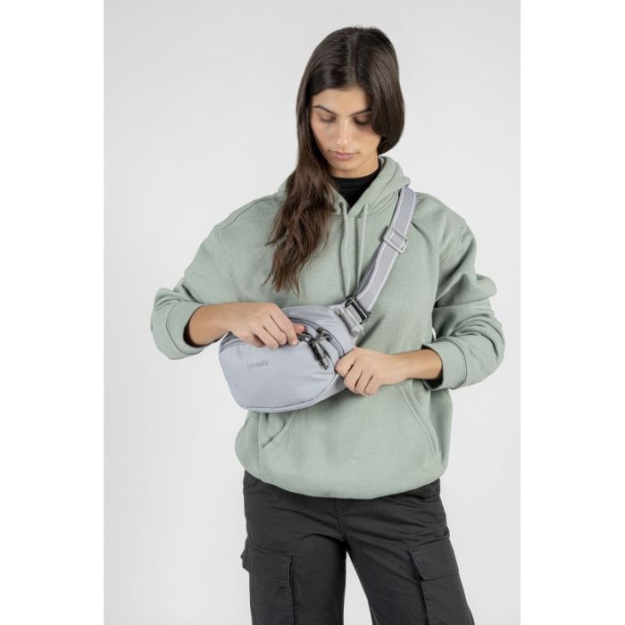 Сумка-бананка Pacsafe V Hip Pack бежевий (60141237) зображення 9