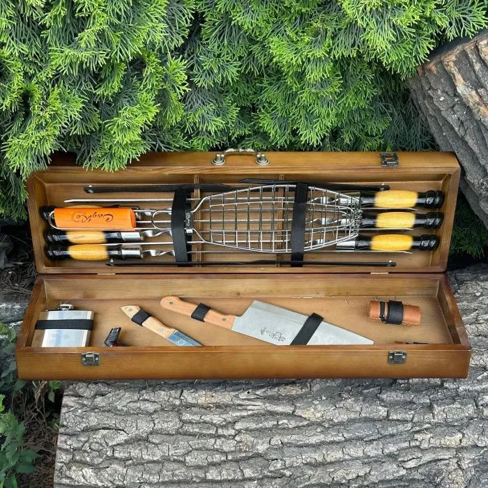 Набор для барбекю Metalzavod Майстер BBQ темний (PN-BBQ-DK) изображение 2