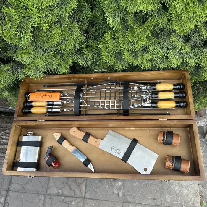 Набор для барбекю Metalzavod Майстер BBQ темний (PN-BBQ-DK) изображение 3