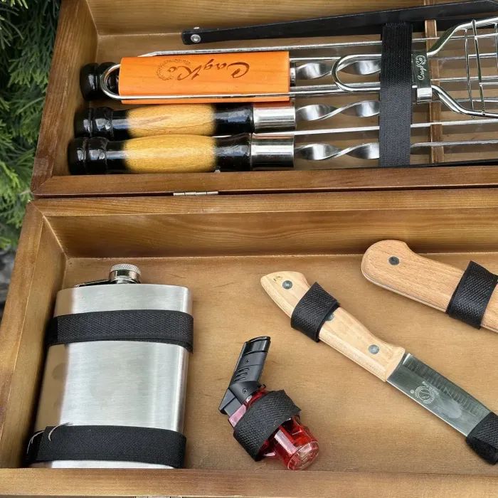 Набор для барбекю Metalzavod Майстер BBQ темний (PN-BBQ-DK) изображение 5