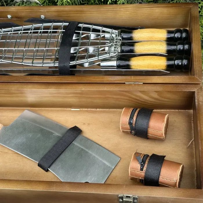 Набор для барбекю Metalzavod Майстер BBQ темний (PN-BBQ-DK) изображение 6