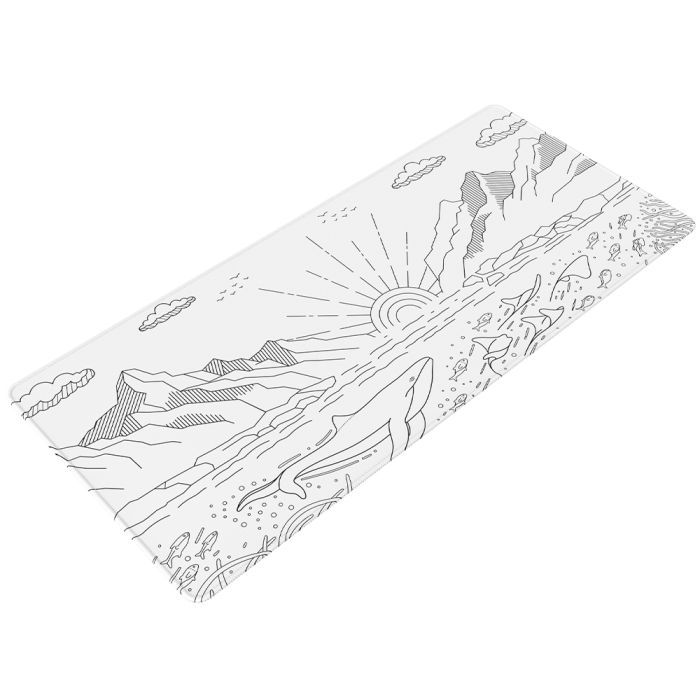Коврик для мышки Dark Project Terra Nostra XL White (DPMP_NOSTRA_WHITE_XL) изображение 2