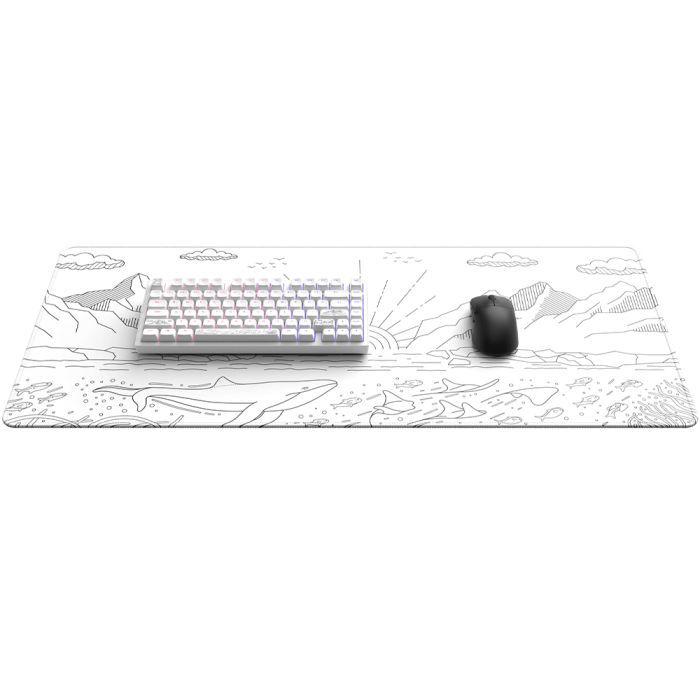 Коврик для мышки Dark Project Terra Nostra XL White (DPMP_NOSTRA_WHITE_XL) изображение 4