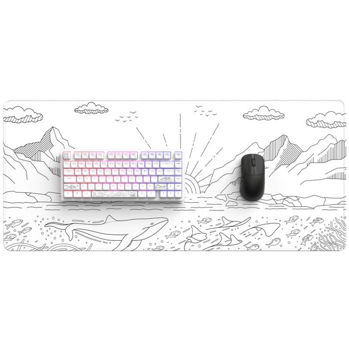 Коврик для мышки Dark Project Terra Nostra XL White (DPMP_NOSTRA_WHITE_XL) изображение 5