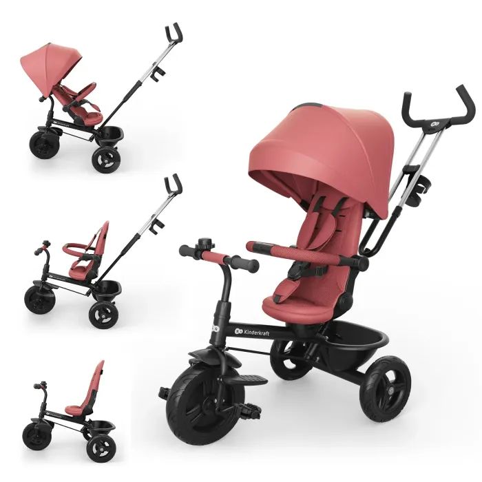 Дитячий велосипед Kinderkraft Aston 2 Plus Grey (KRASTO02GRYPL00) (5902533929900)