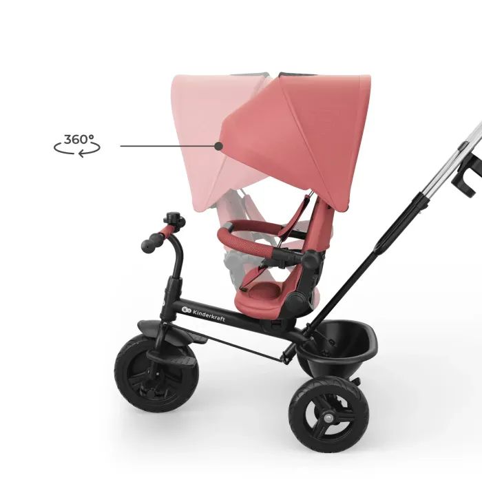 Дитячий велосипед Kinderkraft Aston 2 Plus Grey (KRASTO02GRYPL00) (5902533929900) зображення 2