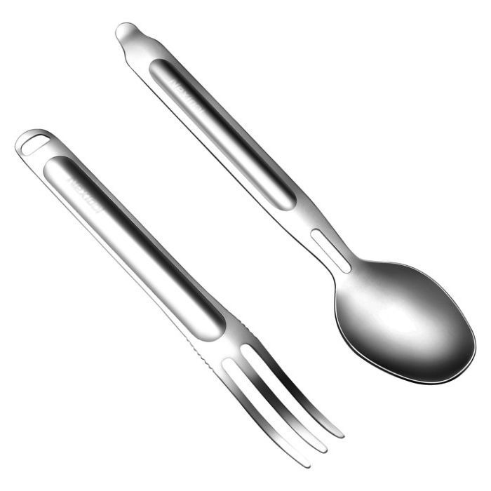 Набір туристичного посуду NexTool Portable Stainless Steel Tableware, нержавіюча сталь (NE20133) зображення 5