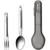 Набір туристичного посуду NexTool Portable Stainless Steel Tableware, нержавіюча сталь (NE20133)