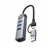 Концентратор LDNIO USB-A + USB-C to 4xUSB 3.0 (DS-134UC) изображение 2