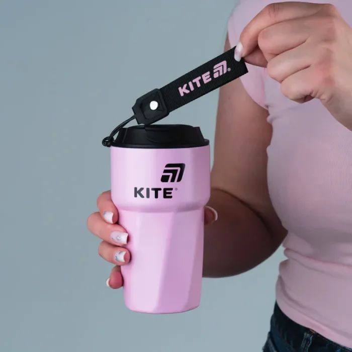 Термокружка Kite K26-1220 450 мл, рожева (K26-1220-1) изображение 6