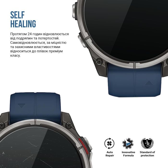 Плівка захисна Armorstandart Matte hydrogel Garmin Quatix 8 47mm 6 pcs (ARM92027) зображення 3