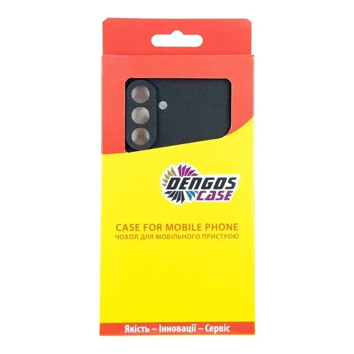 Чехол для мобильного телефона Dengos Carbon Cover + Glass Samsung Galaxy A37 Black (DG-KM-194) изображение 6