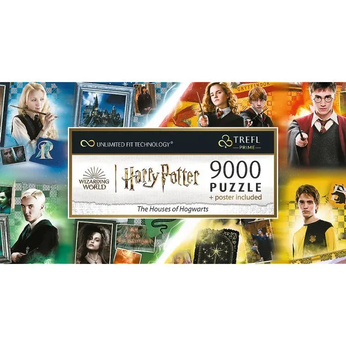 Пазл Trefl UFT Harry Potter Будинки Хогвартса 9000 елементів (5900511810233) зображення 4