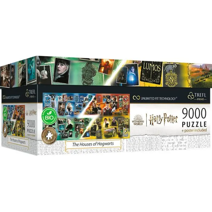 Пазл Trefl UFT Harry Potter Будинки Хогвартса 9000 елементів (5900511810233) зображення 5