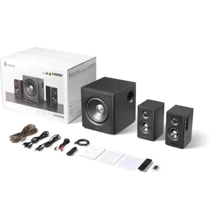 Акустическая система Edifier S355DB 150W Bluetooth Hi-Res Black (S355DBBlack) изображение 7