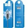 Дата кабель USB 2.0 AM to USB-C 2.0m 2A nylon X14 black HOCO (6957531062929) изображение 3