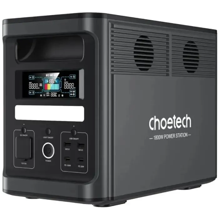 Зарядная станция Choetech 1800W 1536Wh (BS065-BQB)