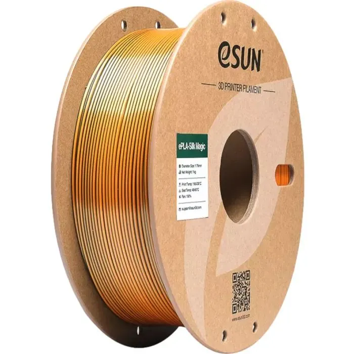 Пластик для 3D-принтера eSUN ePLA-Silk Magic 1кг, 1,75мм, Black Gold (EPLA-SILKMAGIC-P175BJ1)