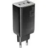Зарядное устройство Essager 2xUSB-C + 1xUSB PD67W QC4.0 FCP GaN black (ECT67W-LJB01-Z) изображение 4