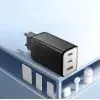 Зарядное устройство Essager 2xUSB-C + 1xUSB PD67W QC4.0 FCP GaN black (ECT67W-LJB01-Z) изображение 8