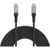 Дата кабель USB-C to USB-C 0.5m USB4 240W 8K60Hz 40Gbps Cablexpert (CCBP-USB4-CMCM240-0.5M) изображение 3