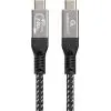 Дата кабель USB-C to USB-C 0.5m USB4 240W 8K60Hz 40Gbps Cablexpert (CCBP-USB4-CMCM240-0.5M)