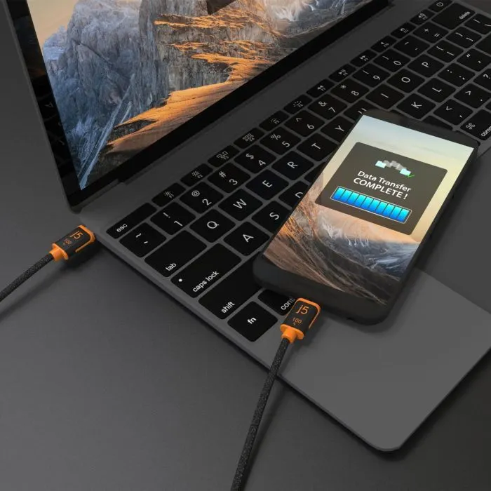 Дата кабель USB-C to USB-C 3.0m 100W (20V/5A) premium J5create (JUCX25L30-N) изображение 9