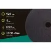 Круг отрезной Alloid Pro, отрезной, по металлу, 41 14А, 125×1.0×22.23мм (CW-3012510) изображение 5