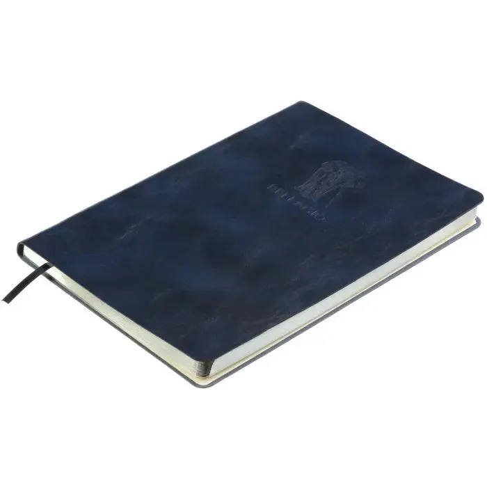 Книга записна Buromax BELLAGIO, А5, 96 аркушів, клітинка, синій (BM.295118-02) зображення 3