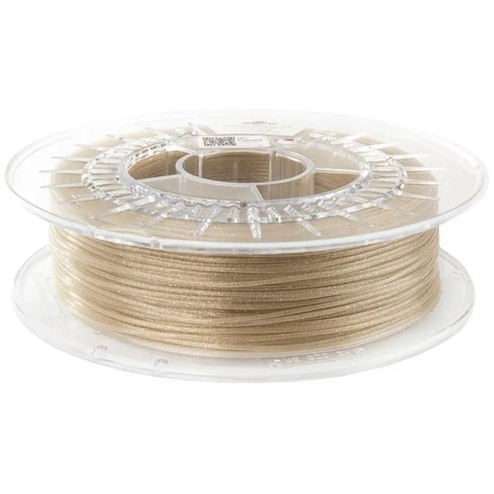 Пластик для 3D-принтера Spectrum PLA Glitter 1.75mm 0.5kg Gold, Clear (80271) изображение 2