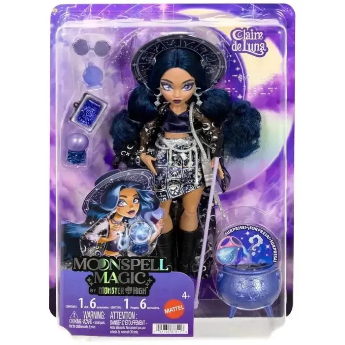 Лялька Monster High Клер Moonspell Magic – Чаклунка провидиця (JMB89) зображення 4