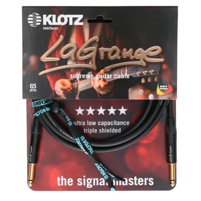 Інструментальний кабель Klotz La-Grange Instrument Cable 3 m (236038) зображення 2