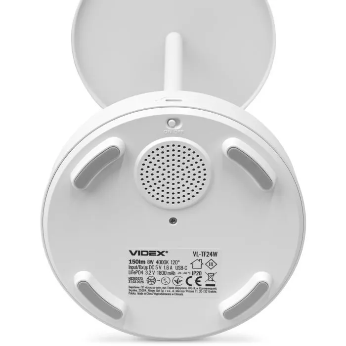 Настольная лампа Videx 8W 4000K+RGB White (VL-TF24W) изображение 5