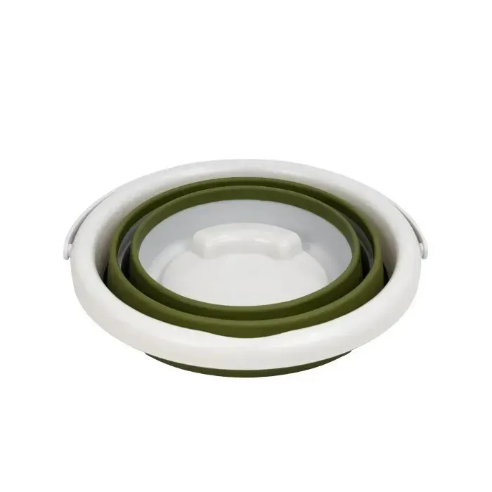 Відро складане Tribe Water Bucket Lid 5 л з кришкою olive (T-FJ-0049-olive) зображення 4