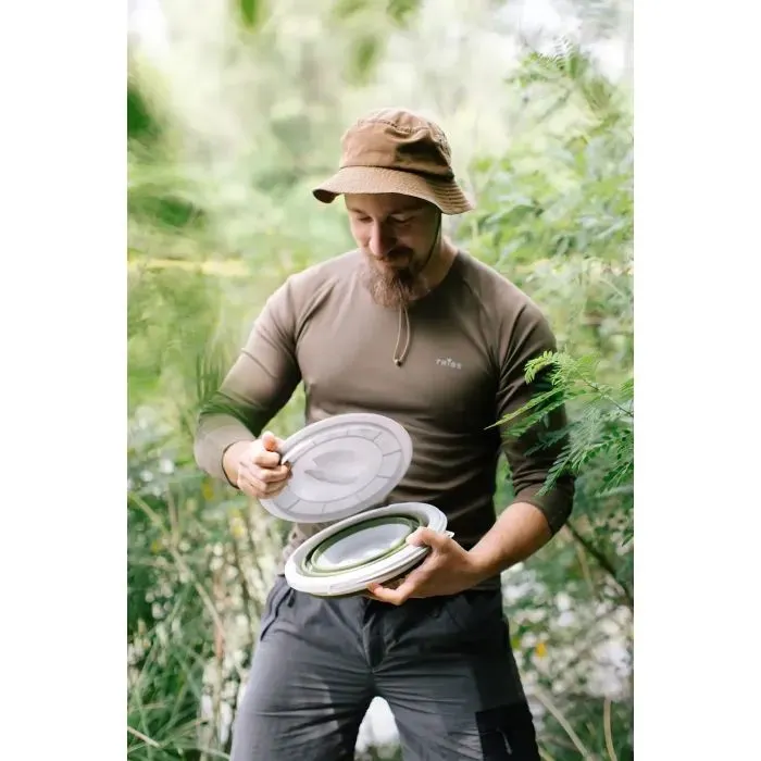 Відро складане Tribe Water Bucket Lid 5 л з кришкою olive (T-FJ-0049-olive) зображення 8