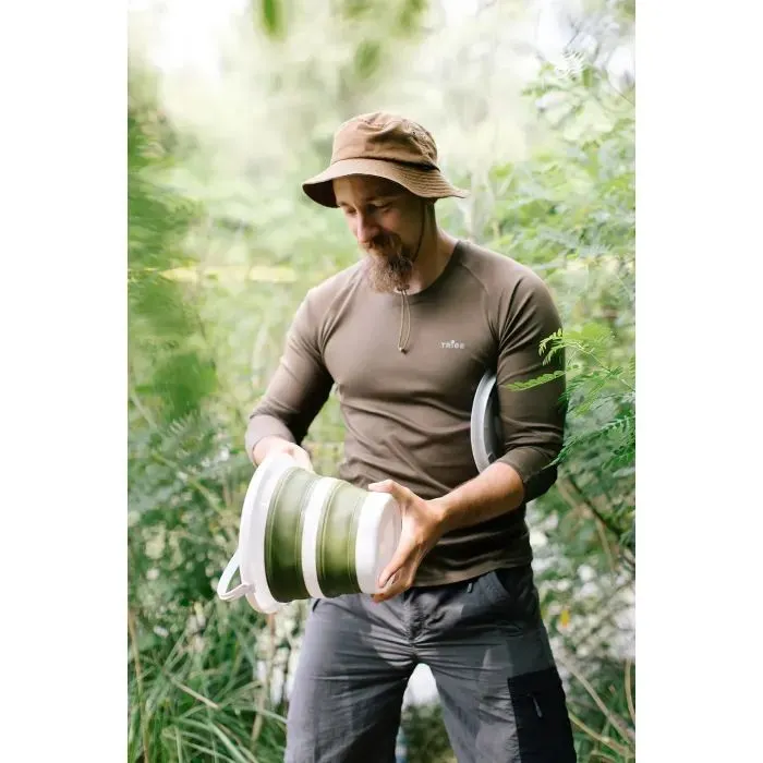 Відро складане Tribe Water Bucket Lid 5 л з кришкою olive (T-FJ-0049-olive) зображення 9