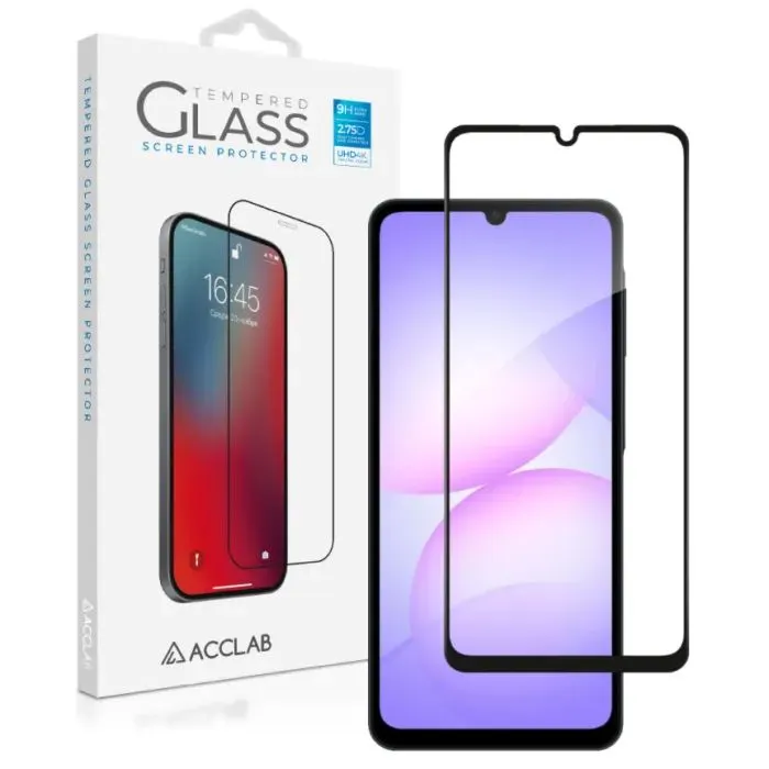 Скло захисне ACCLAB Full Glue ESD Samsung Galaxy A08 / Galaxy A07 Black (1283126640933)