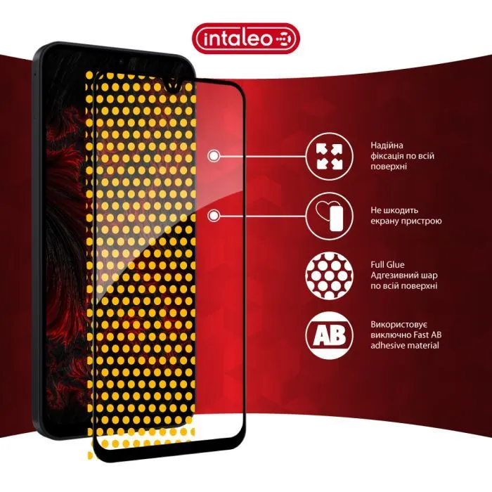 Скло захисне Intaleo Full Glue ESD Samsung Galaxy A18 Black (1283126641145) зображення 7