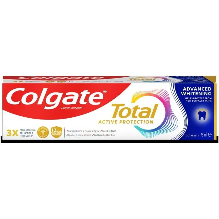 Зубна паста Colgate Total Advanced Whitening 75 мл (6920354819674) зображення 2