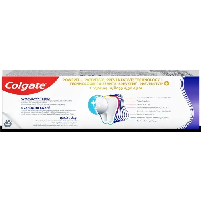 Зубна паста Colgate Total Advanced Whitening 75 мл (6920354819674) зображення 3