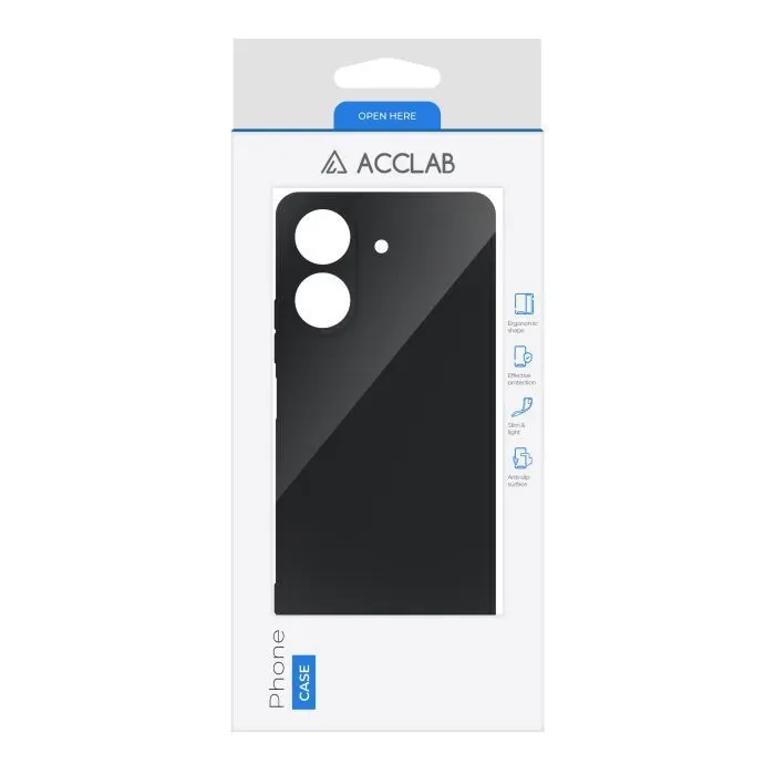 Чохол до мобільного телефона ACCLAB SoftShell Xiaomi Redmi 13C 4G Black (1283126590429) зображення 2