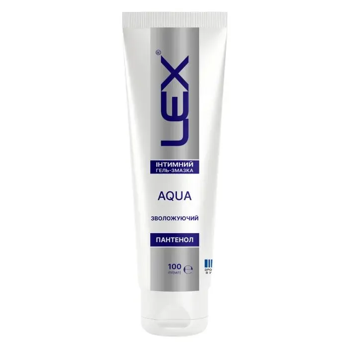 Лубрикант Lex Condoms Aqua Зволожуючий 100 мл (4820296720118)