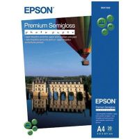 Фотобумага Epson A4 Premium Semigloss Photo Paper (C13S041332)